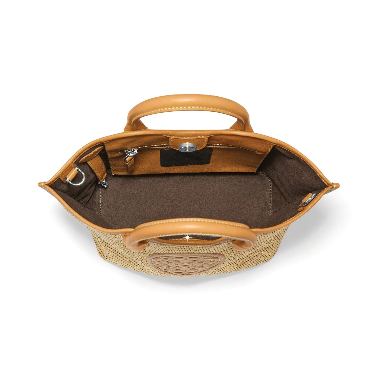 Blonde Biancca Medium Straw Tote - Image 2