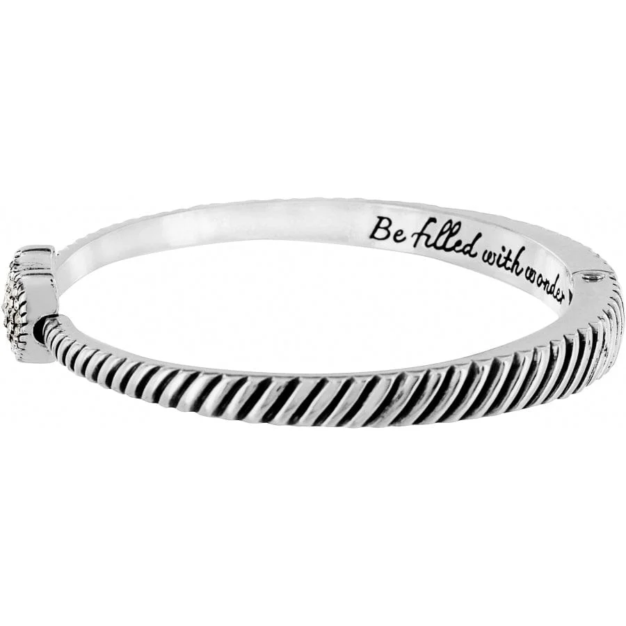 Celestia Heart Hinged Bangle - Image 7