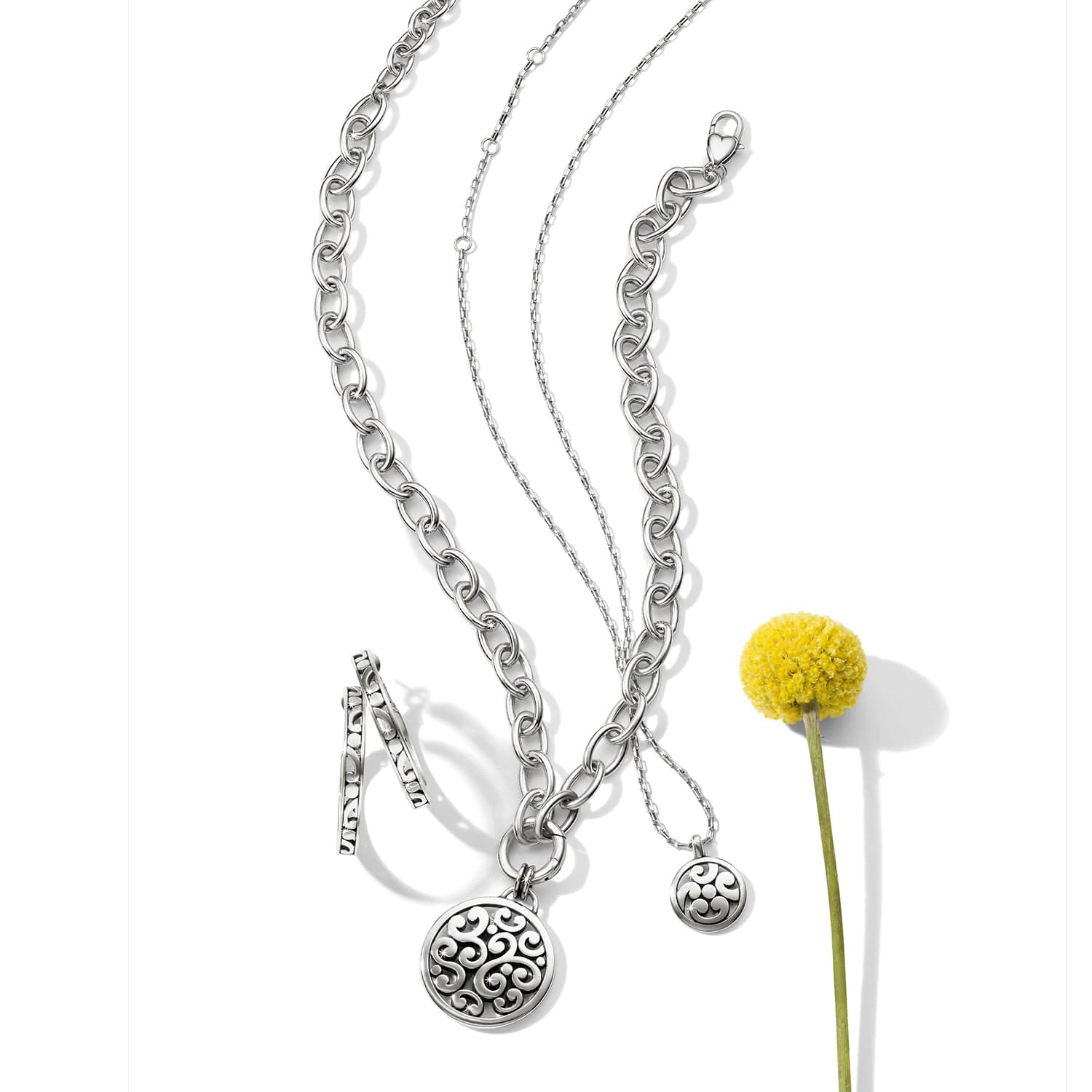 Contempo Medallion Charm Necklace - Image 5