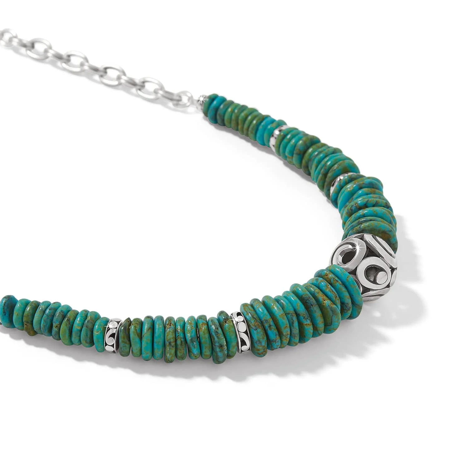 Contempo Sonora Verde Blue Disc Necklace - Image 2