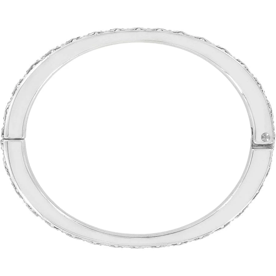Diamond Hinged Bangle - Image 3