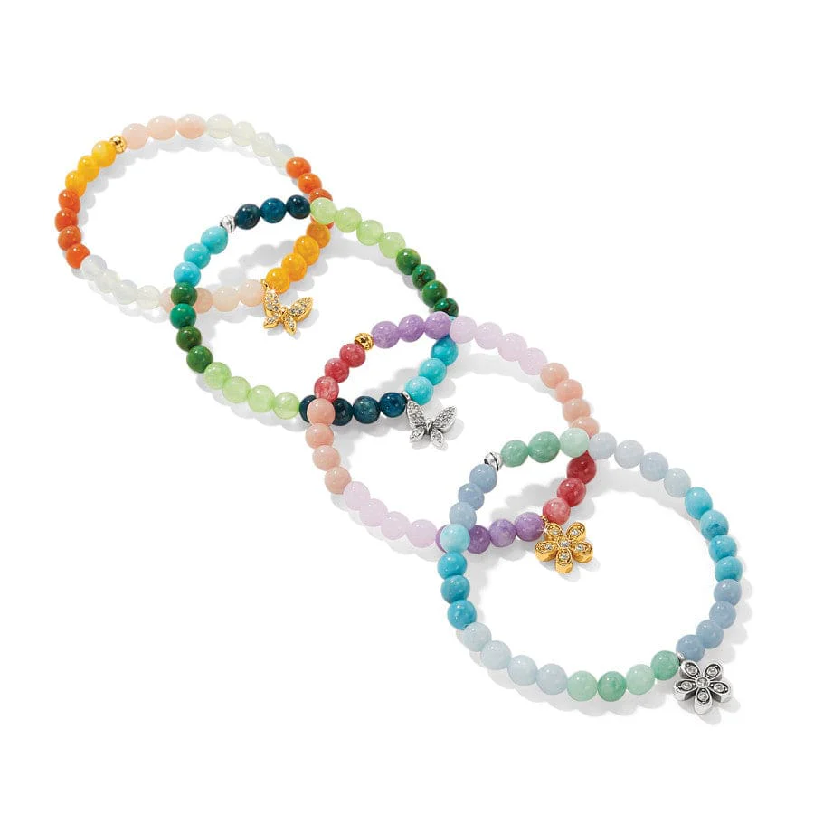 Enchanting Flower Stretch Bracelet - Image 8