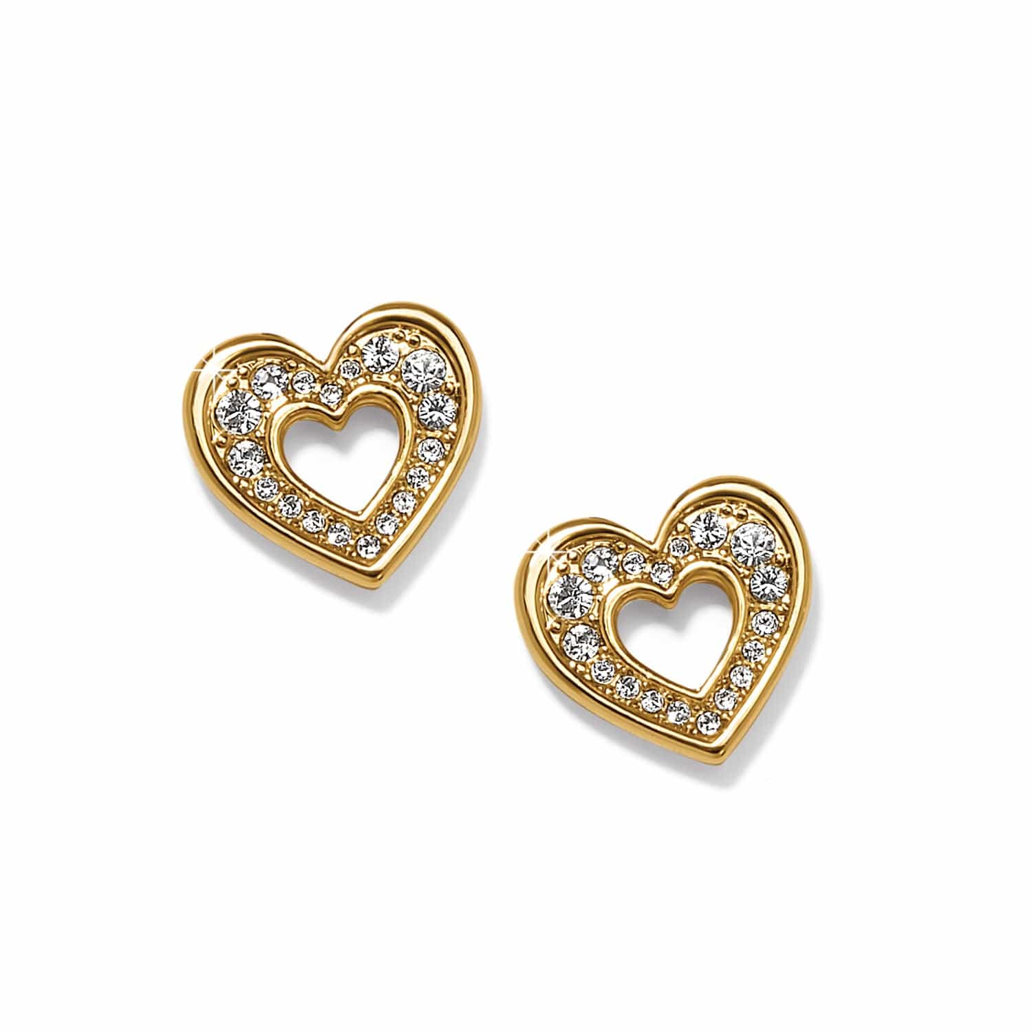 Enchanting Heart Post Earrings - Image 2