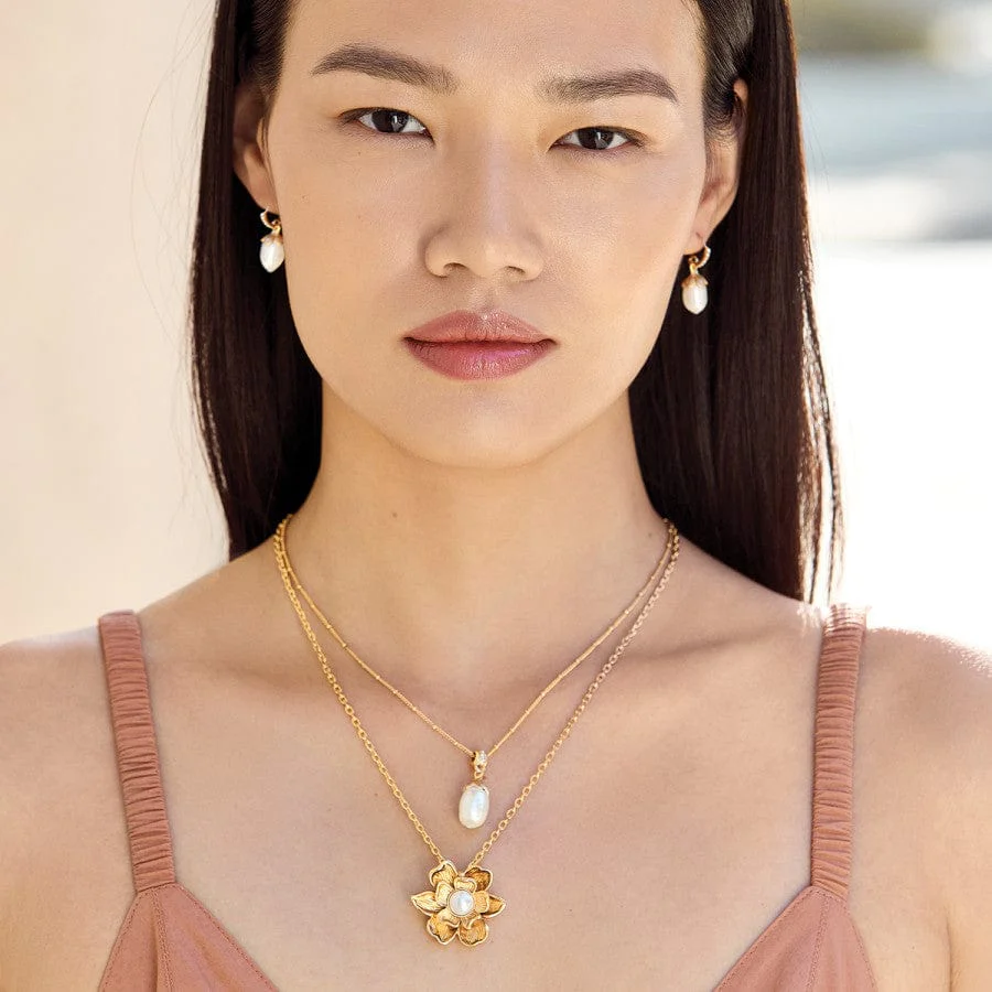 Everbloom Pearl Drop Necklace - Image 10