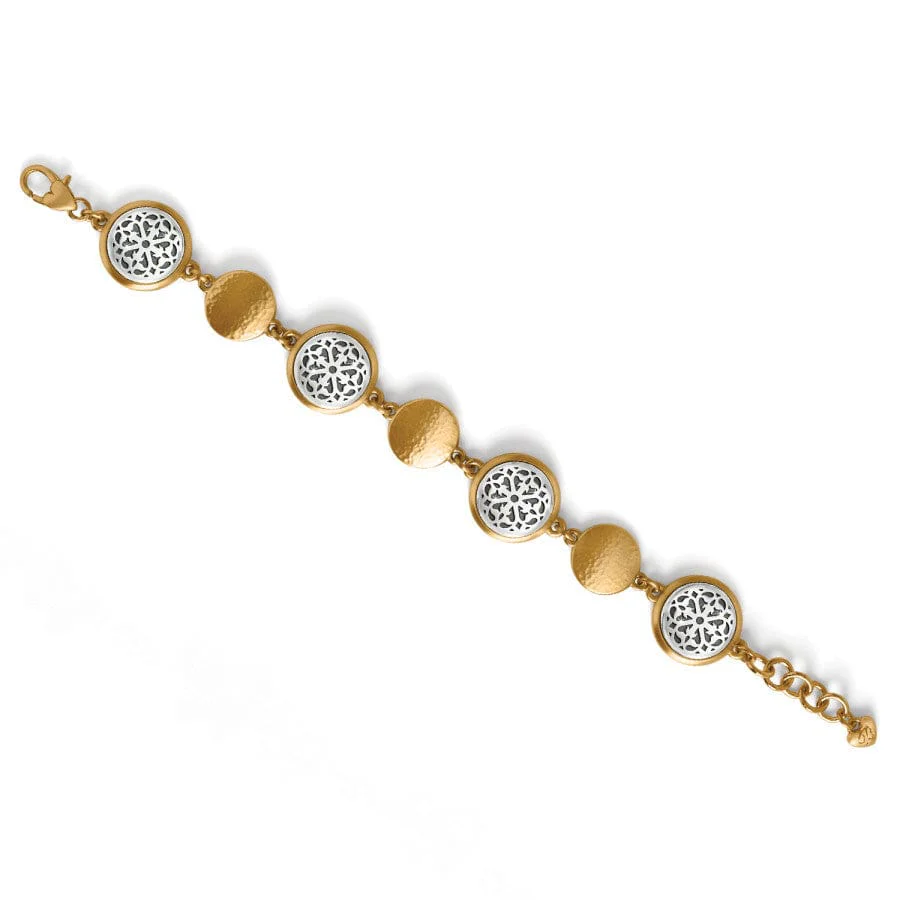 Ferrara Two Tone Luce Link Bracelet - Image 2