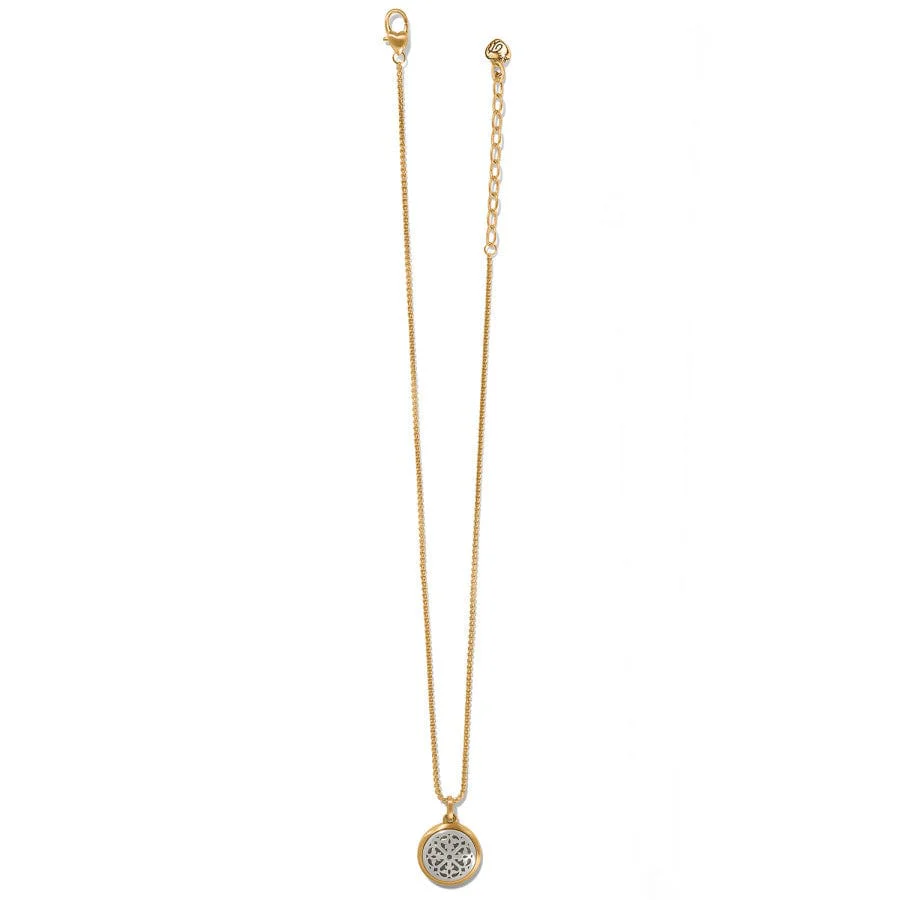 Ferrara Two Tone Luce Short Necklace - Image 2