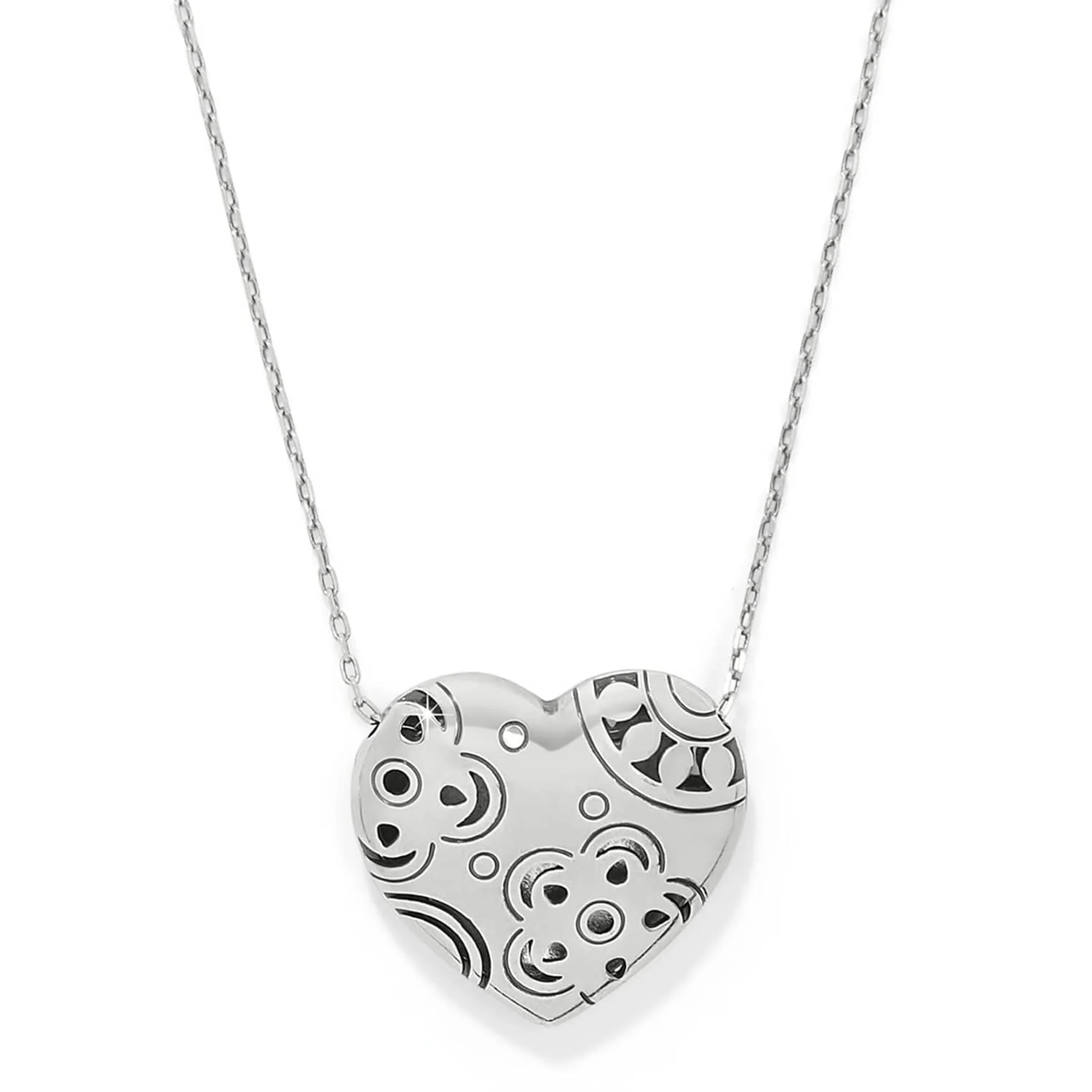 Flora Heart Reversible Necklace - Image 2