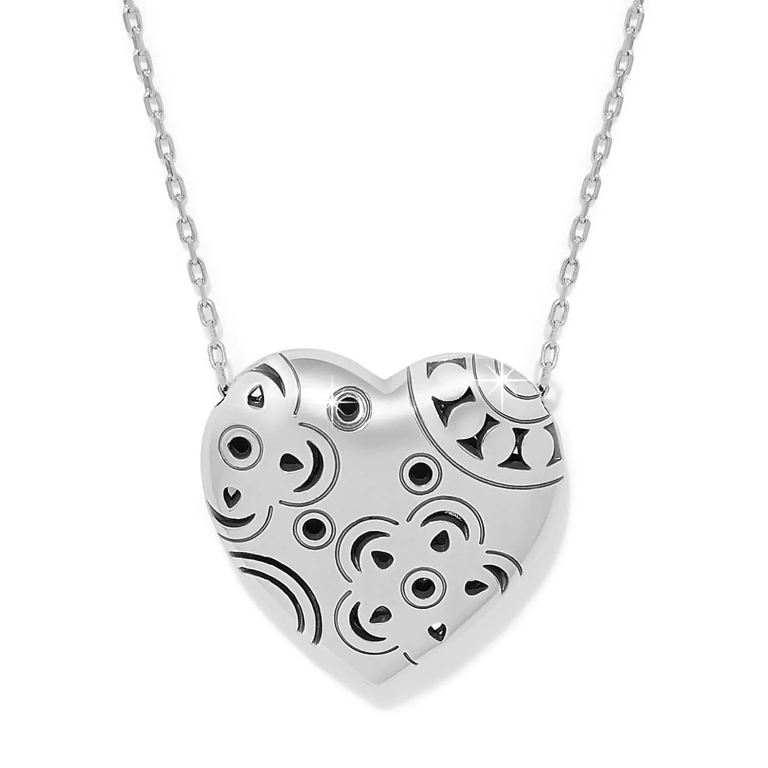 Flora Shine Heart Necklace - Image 2