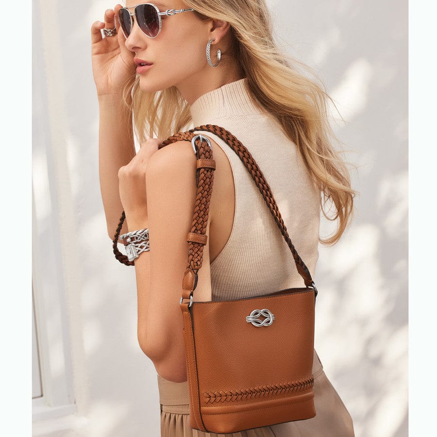 Freda Small Cross Body Bucket Bag - Image 11