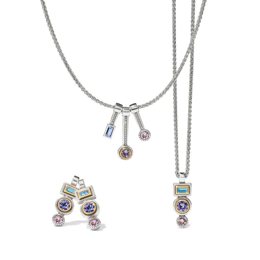 Halo Gleam Trio Necklace - Image 4
