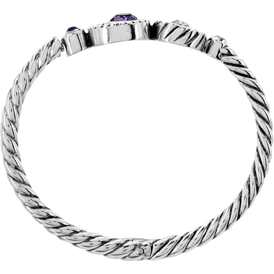 Halo Hinged Bangle - Image 4