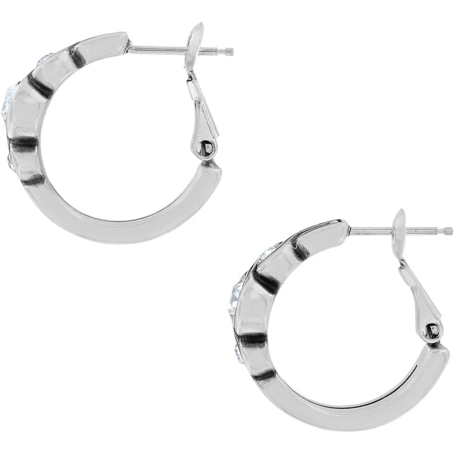 Infinity Sparkle Hoop Earrings - Image 2