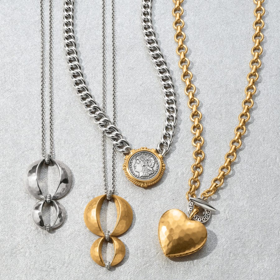 Inner Circle Heart Toggle Necklace - Image 3