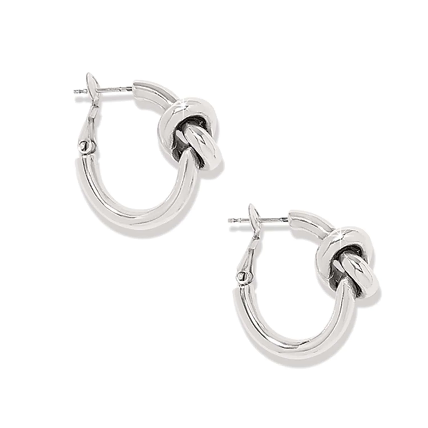Interlok Single Knot Hoop Earrings - Image 2