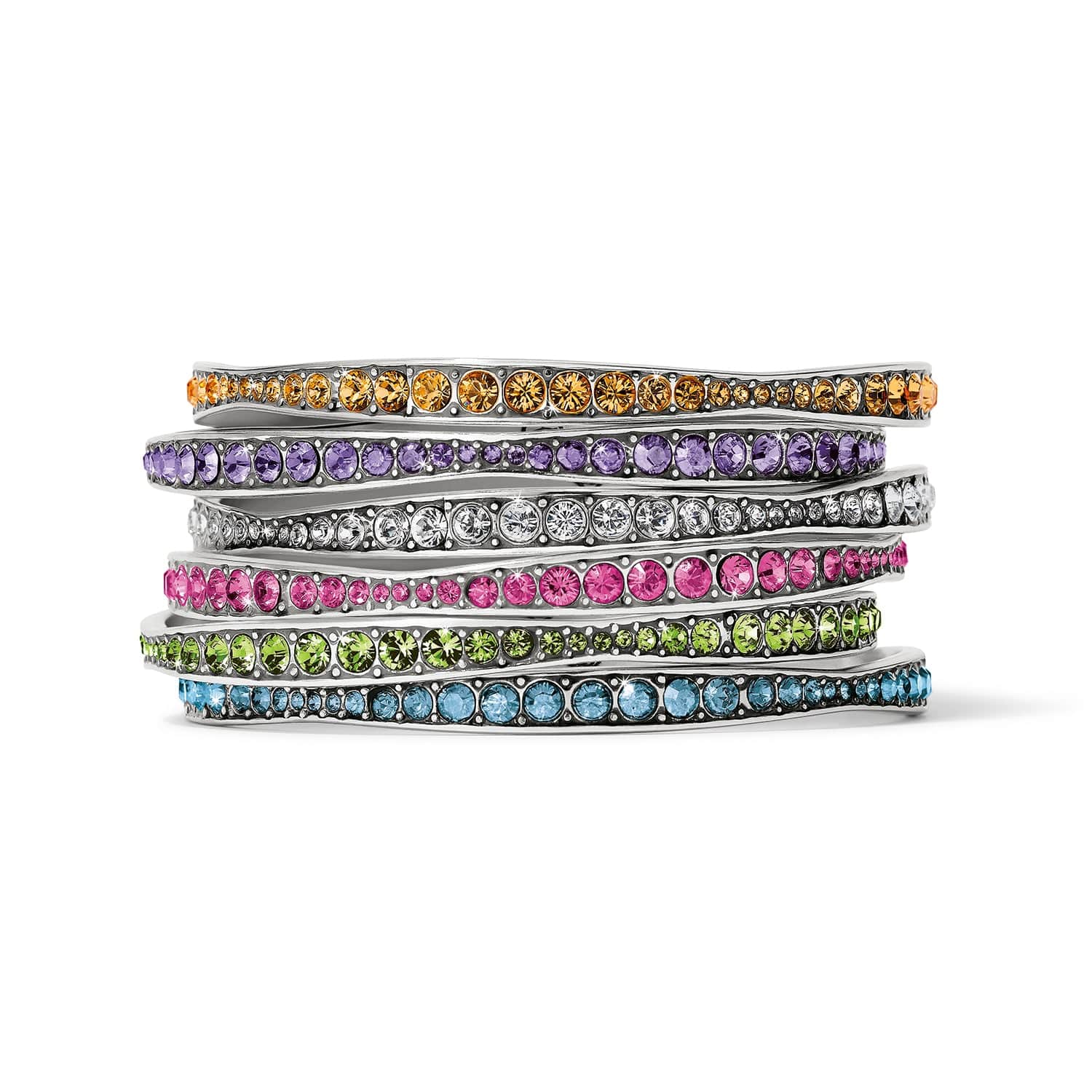 Light Hearted Crystal Bangle - Image 4