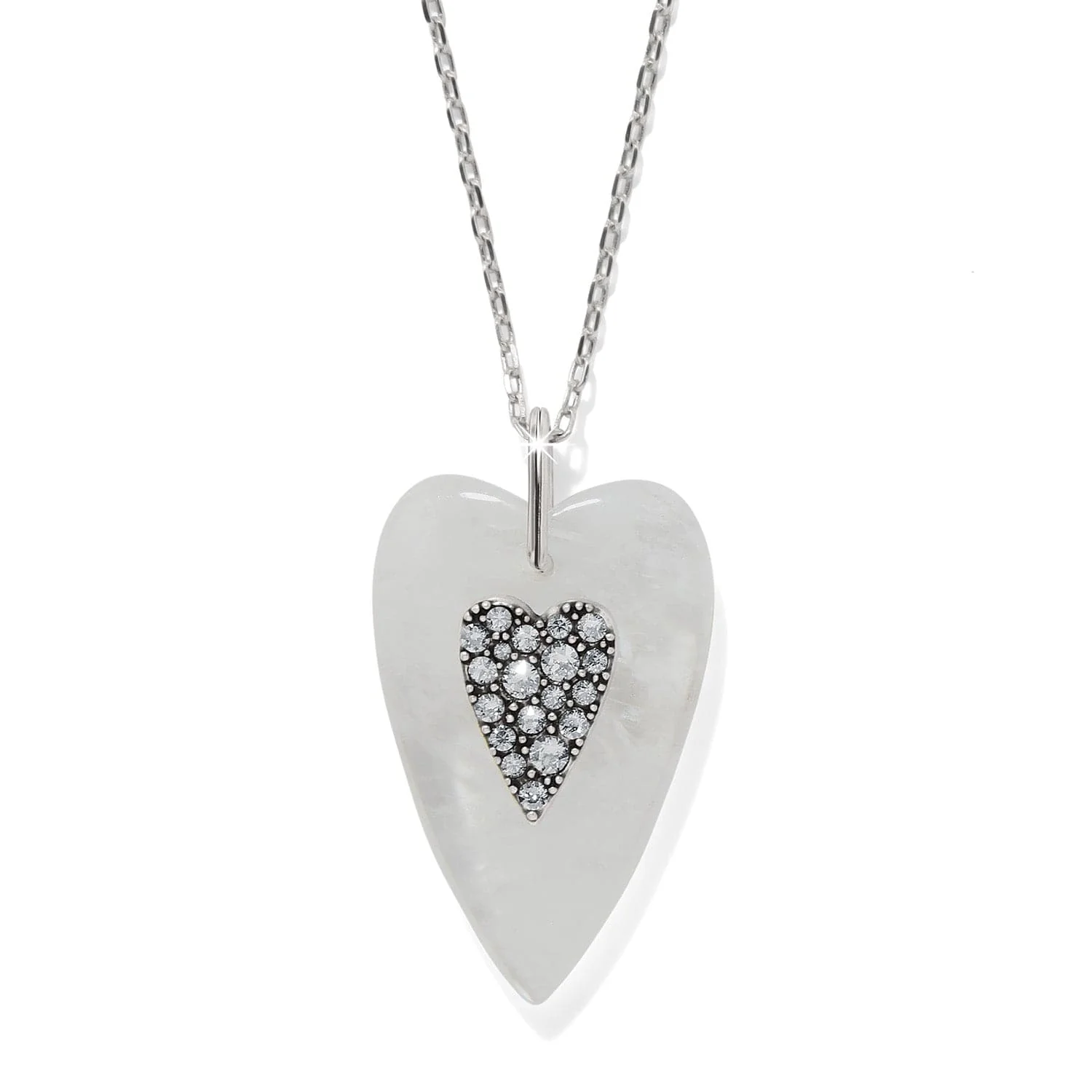 Love Messages B You Crystal Quartz Necklace