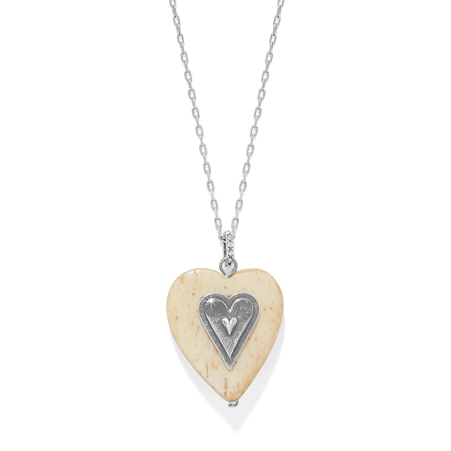 Love Messages I am Grateful Wood Necklace