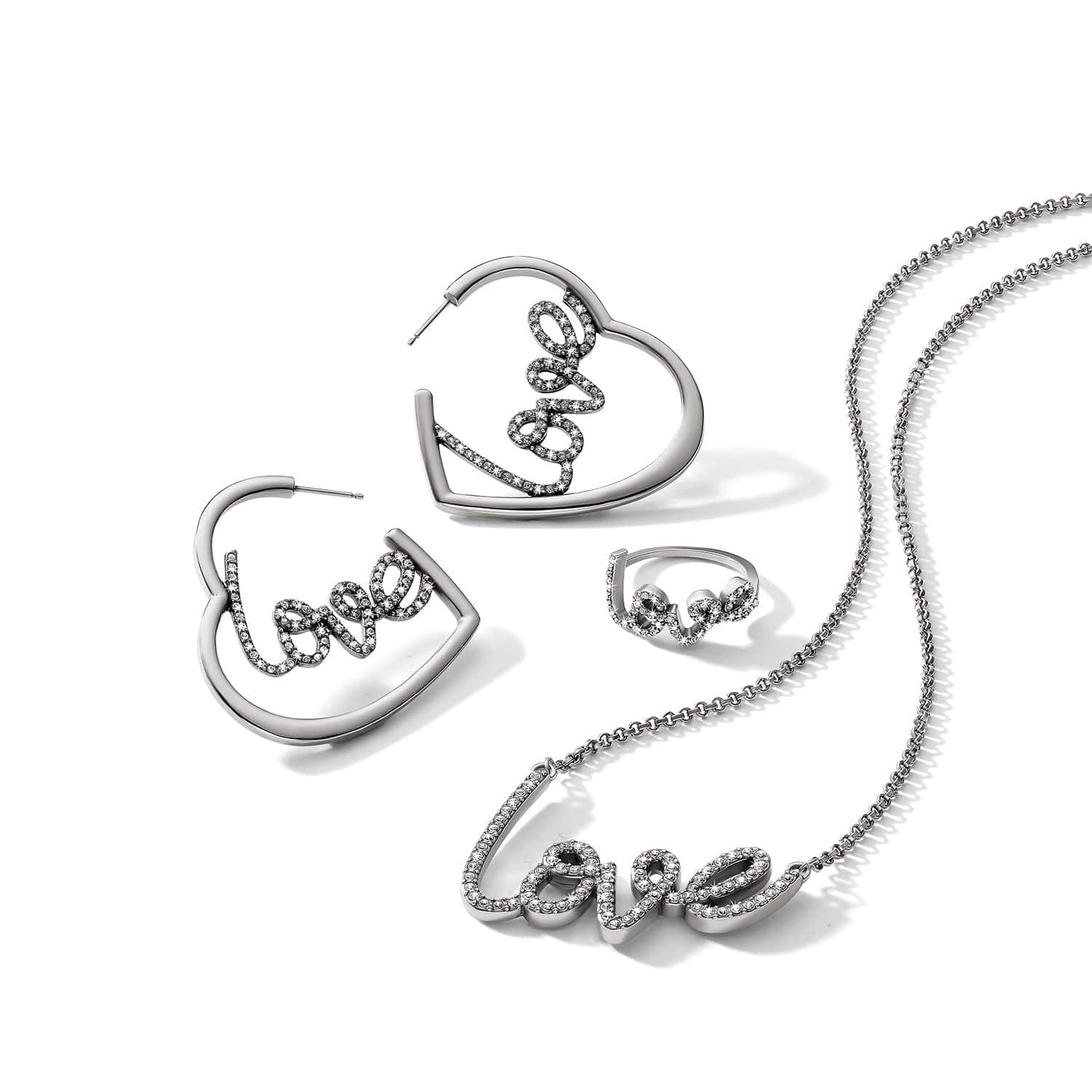 Love Script Sparkle Ring - Image 4