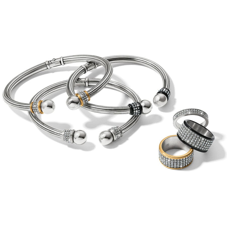 Meridian Open Hinged Bangle - Image 11