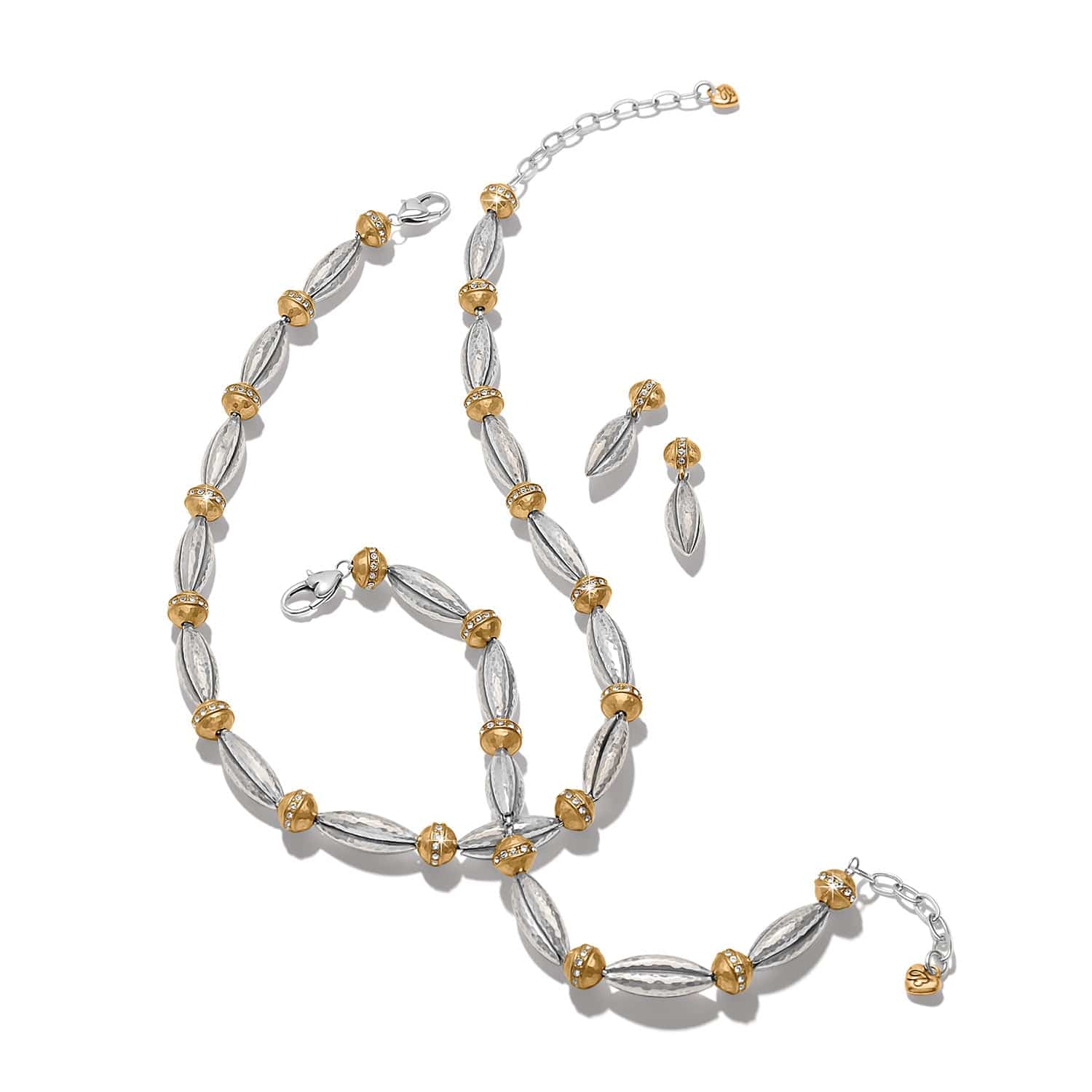 Meridian Orbit Bead Two Tone Bracelet - Image 2
