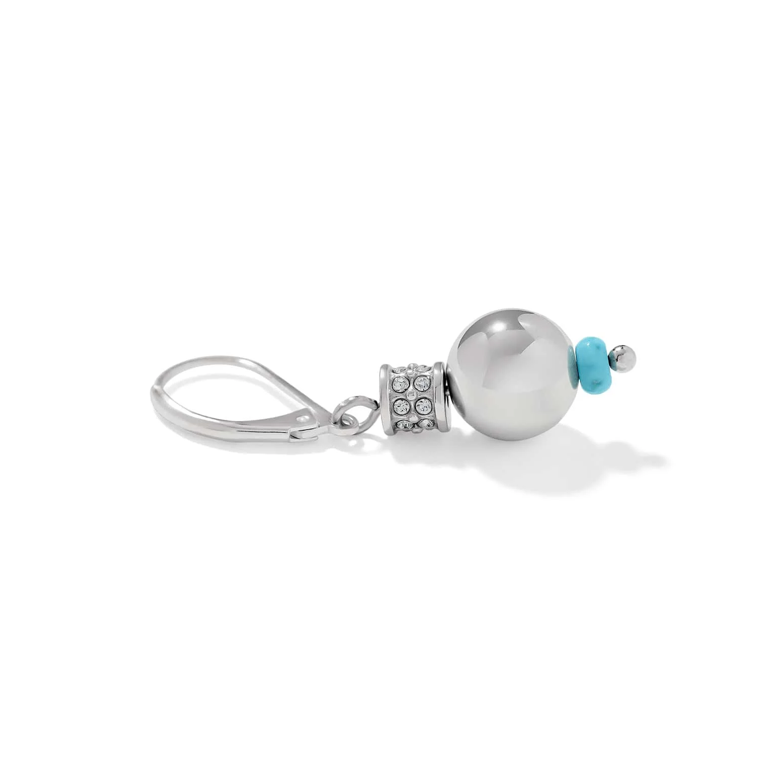 Meridian Petite Sphere Leverback Earrings - Image 2