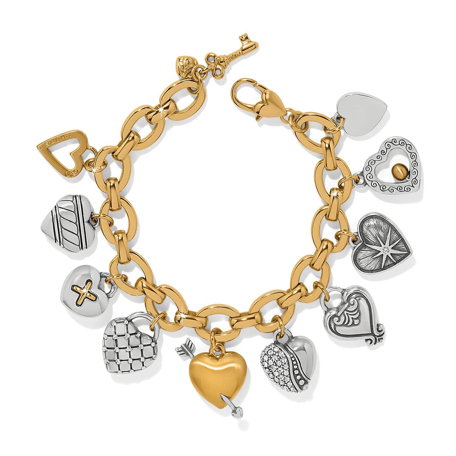 One Heart Large Charm Bracelet - Image 2