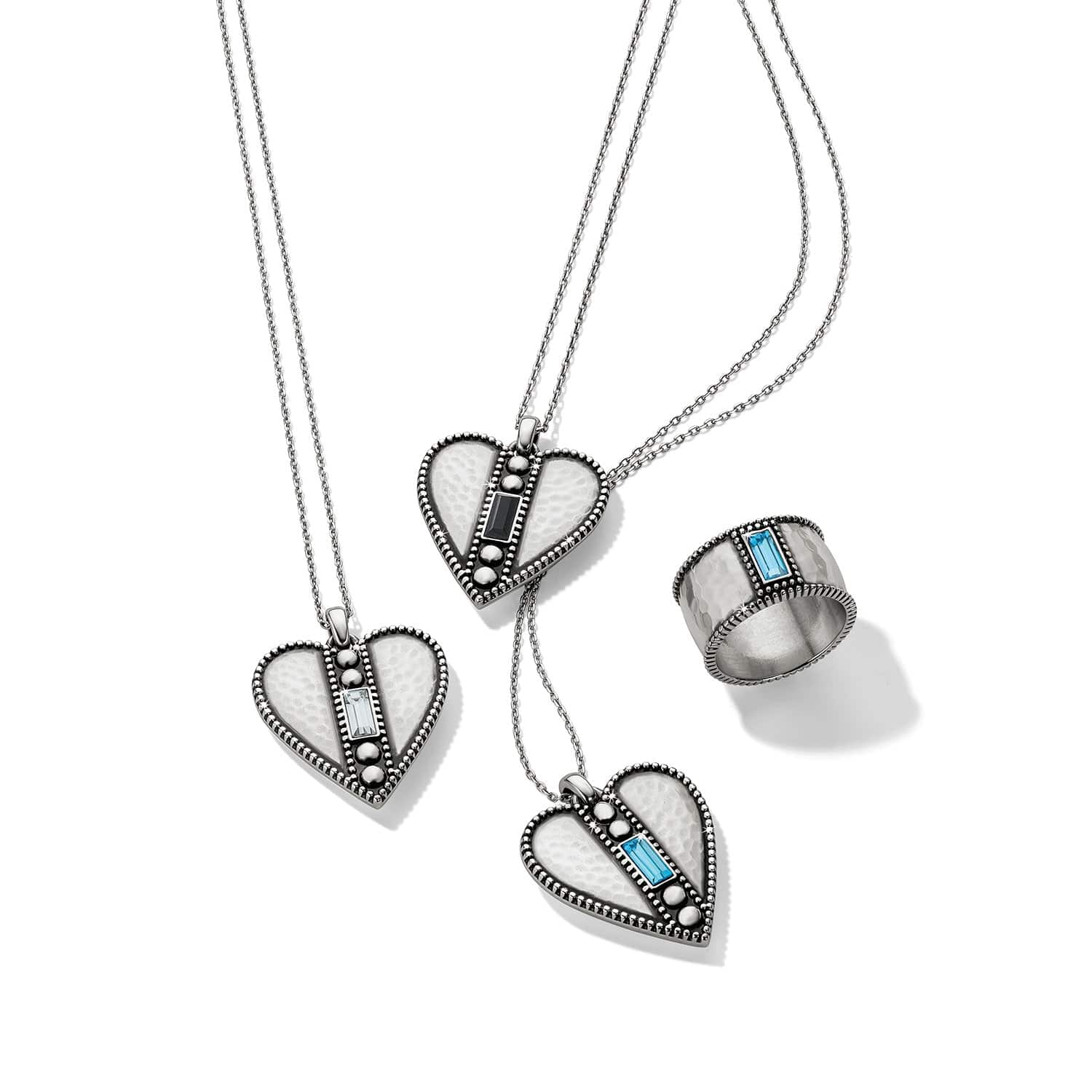 Pretty Tough Gem Heart Necklace - Image 7