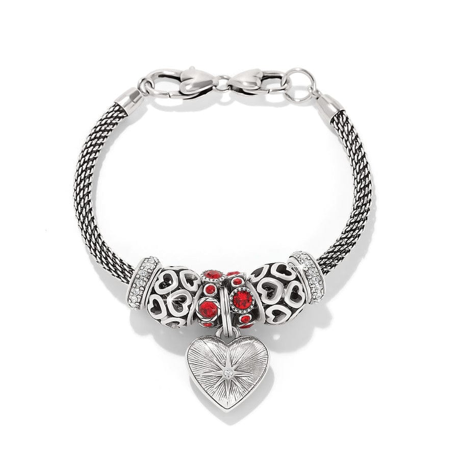 Red Heart Charm Bracelet - Image 2
