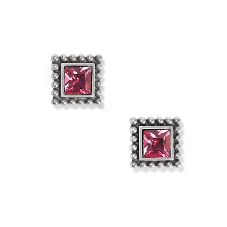 Sparkle Square Mini Post Earrings - Image 2