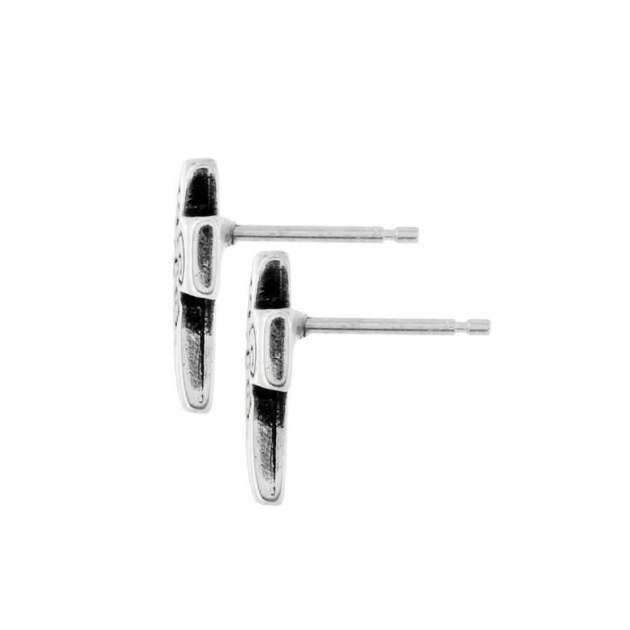 True Cross Mini Post Earrings - Image 2