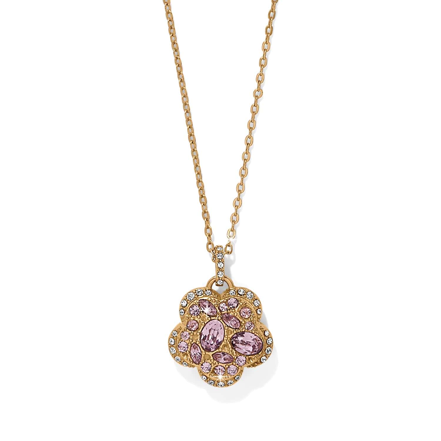Trust Your Journey Flower Necklace