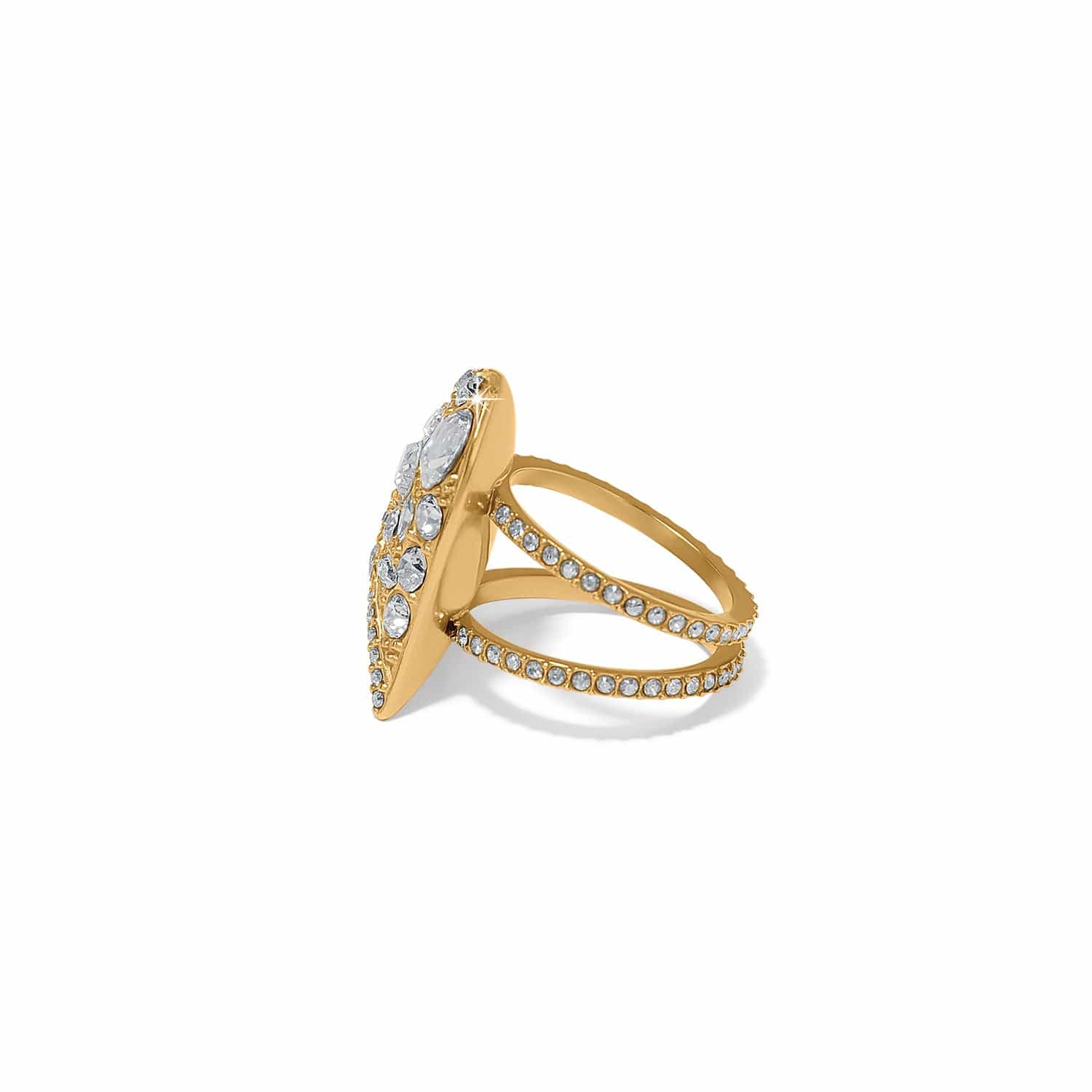 Trust Your Journey Golden Heart Ring - Image 2