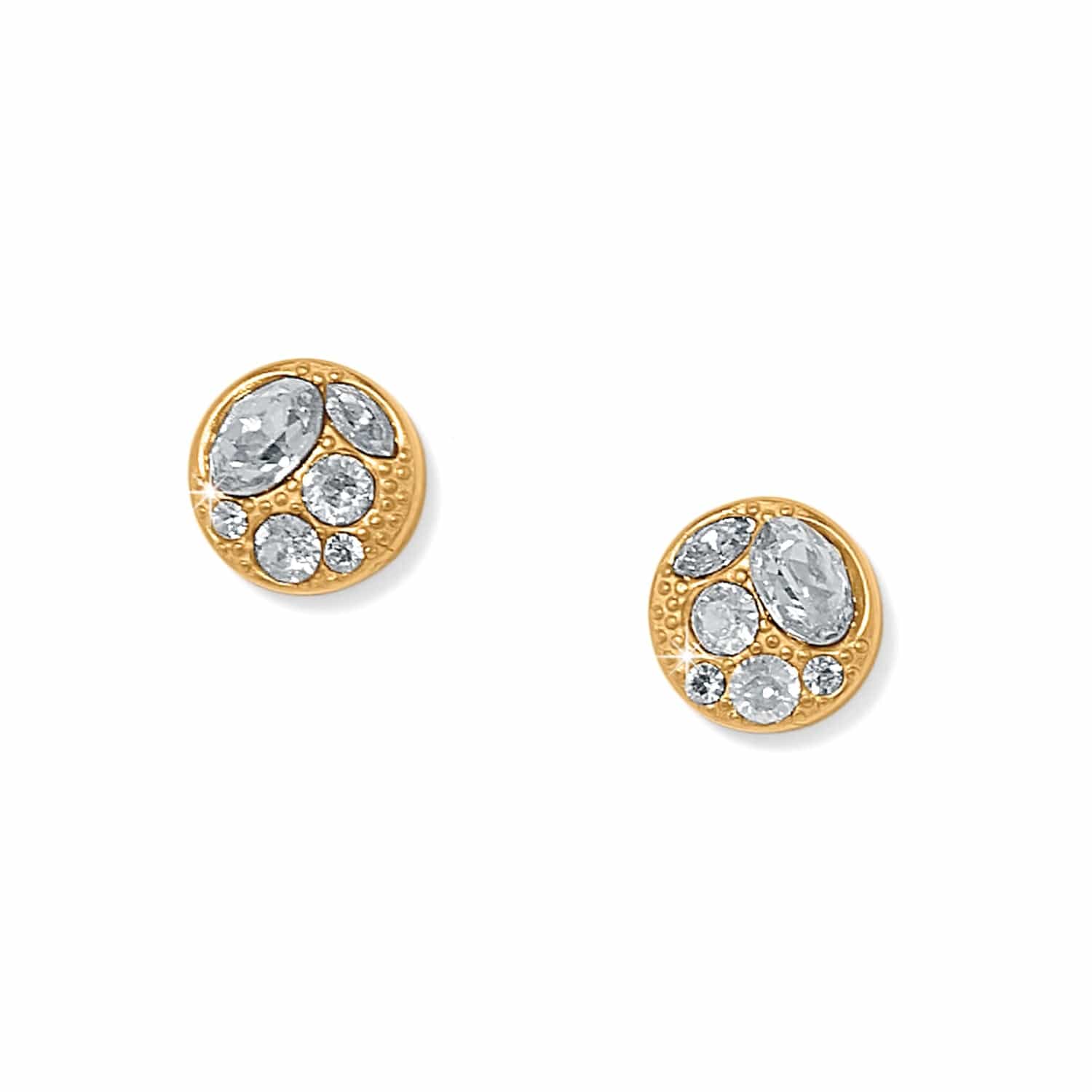 Trust Your Journey Golden Post Earrings - Image 2