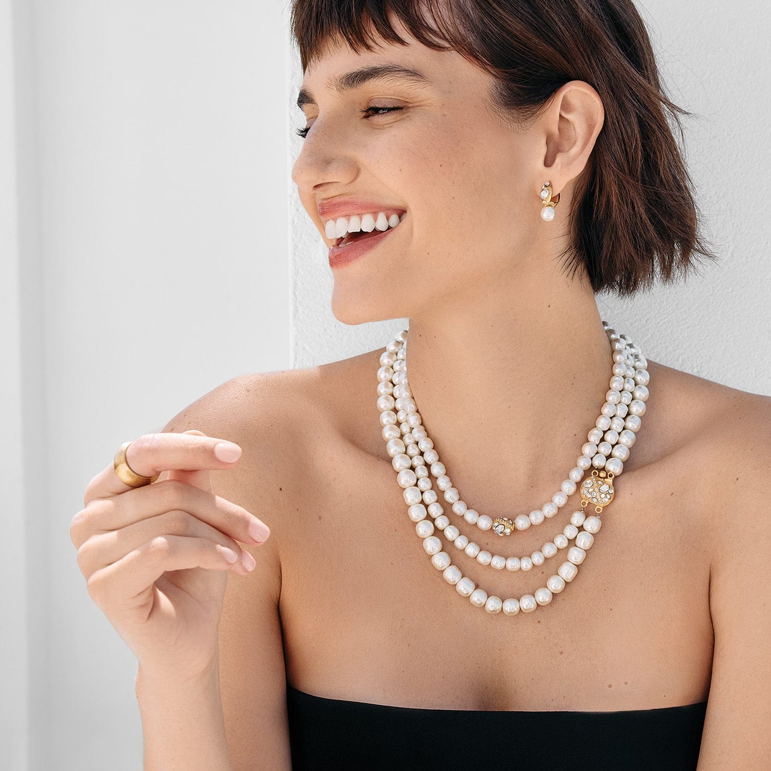 Trust Your Journey Pearl Necklace - Image 7