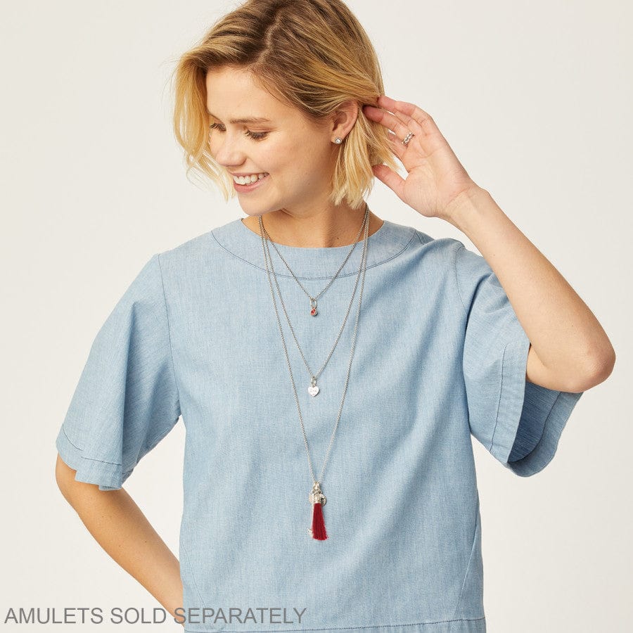 Vivi Delicate Long Charm Necklace - Image 6